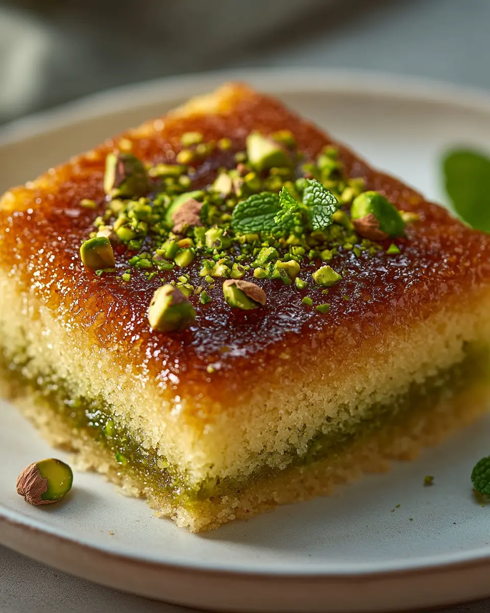 Basbousa mit Pistazienfüllung: Irresistibly Soft and Sweet 7 h3qavyau9wc7iydbpgp0