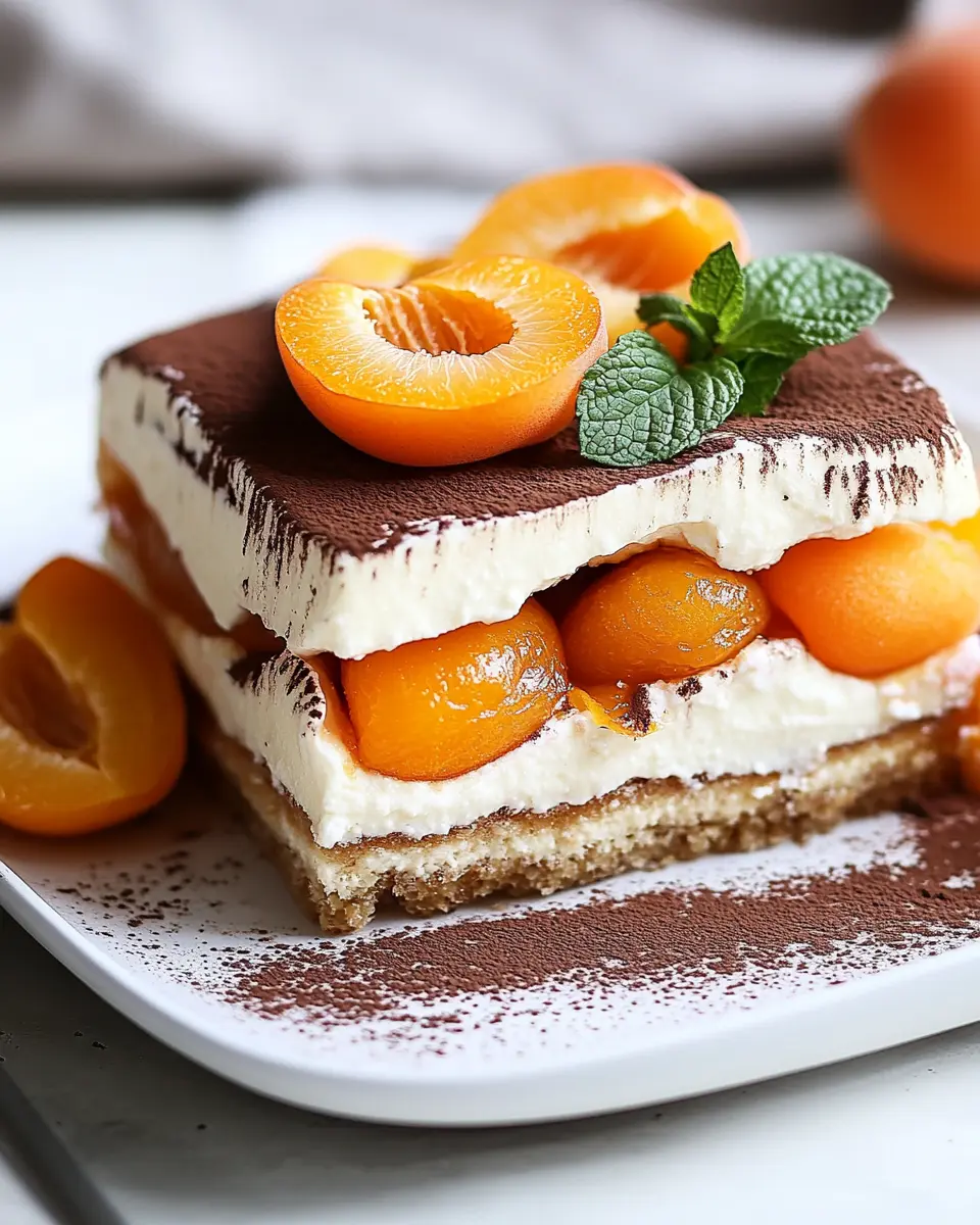 Aprikosen-Tiramisu First Image First Image