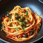 Puttanesca Pasta mit Sardellen – Ein würziger Klassiker aus Italien First Image First Image