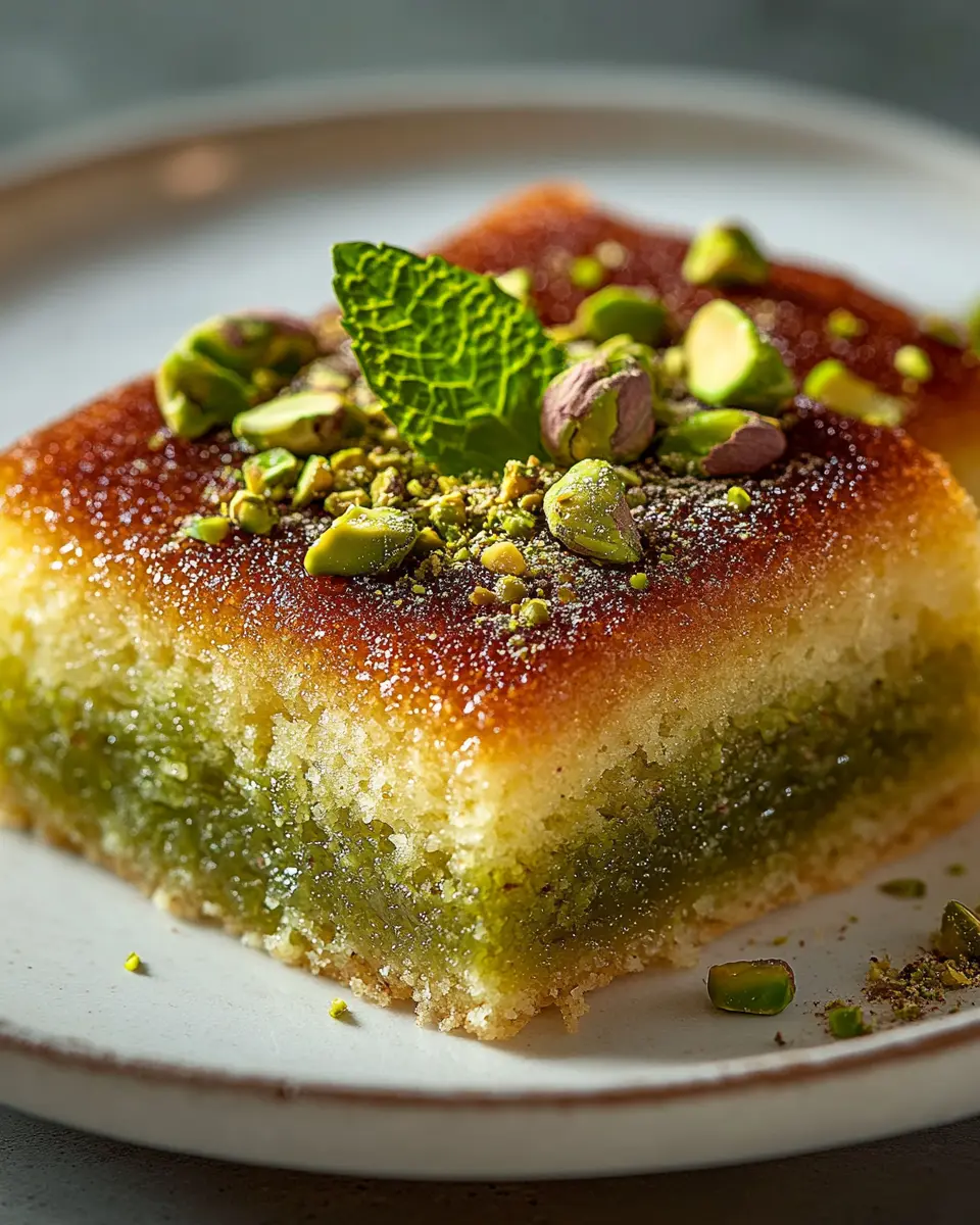 Basbousa mit Pistazienfüllung: Irresistibly Soft and Sweet 6