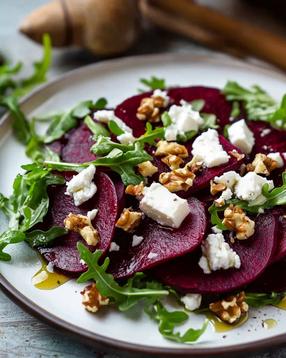 Rote-Bete-Carpaccio schnell und einfach First Image First Image