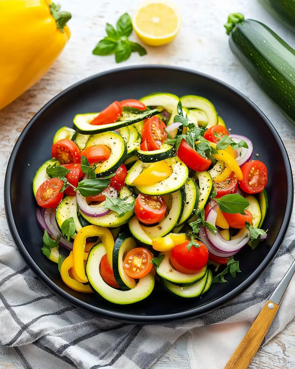 Zucchini-Salat – bunt, gesund und schnell: A Fresh Take on Flavor 5