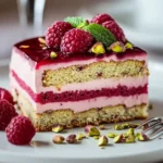 Himbeer Pistazien Torte – das perfekte Zusammenspiel aus Frucht und Nuss First Image First Image