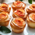 Apfelmuffins in Rosenform First Image First Image