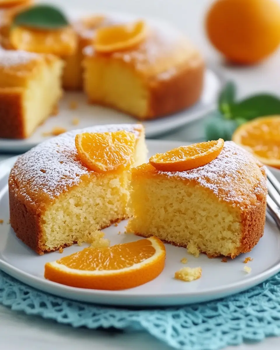 Saftiger Orangenkuchen vom Blech – Einfaches Rezept wie von Oma First Image First Image
