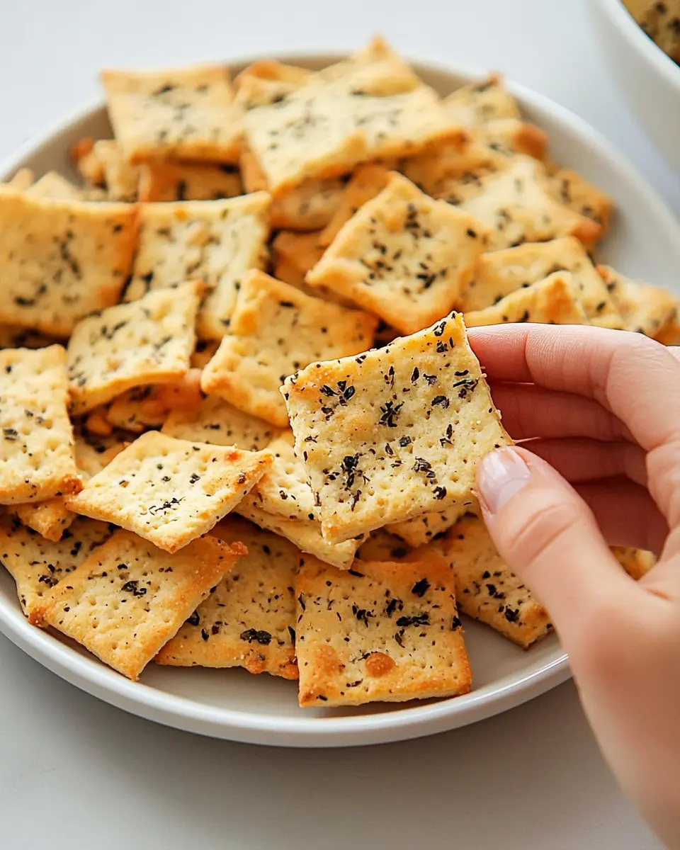 Knusprige Kichererbsen Cracker First Image First Image