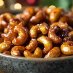 Honiggeröstete Cashewnüsse mit Weihnachtsgewürzen First Image First Image