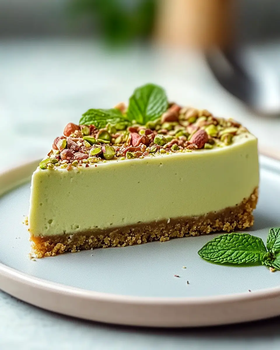 Besonderer Pistazienkäsekuchen mit Pistazienbelag: Irresistibly Creamy Delight! 6
