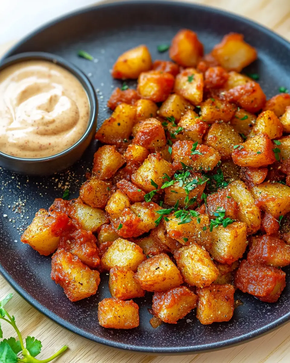Patatas Bravas mit würziger Sauce First Image First Image