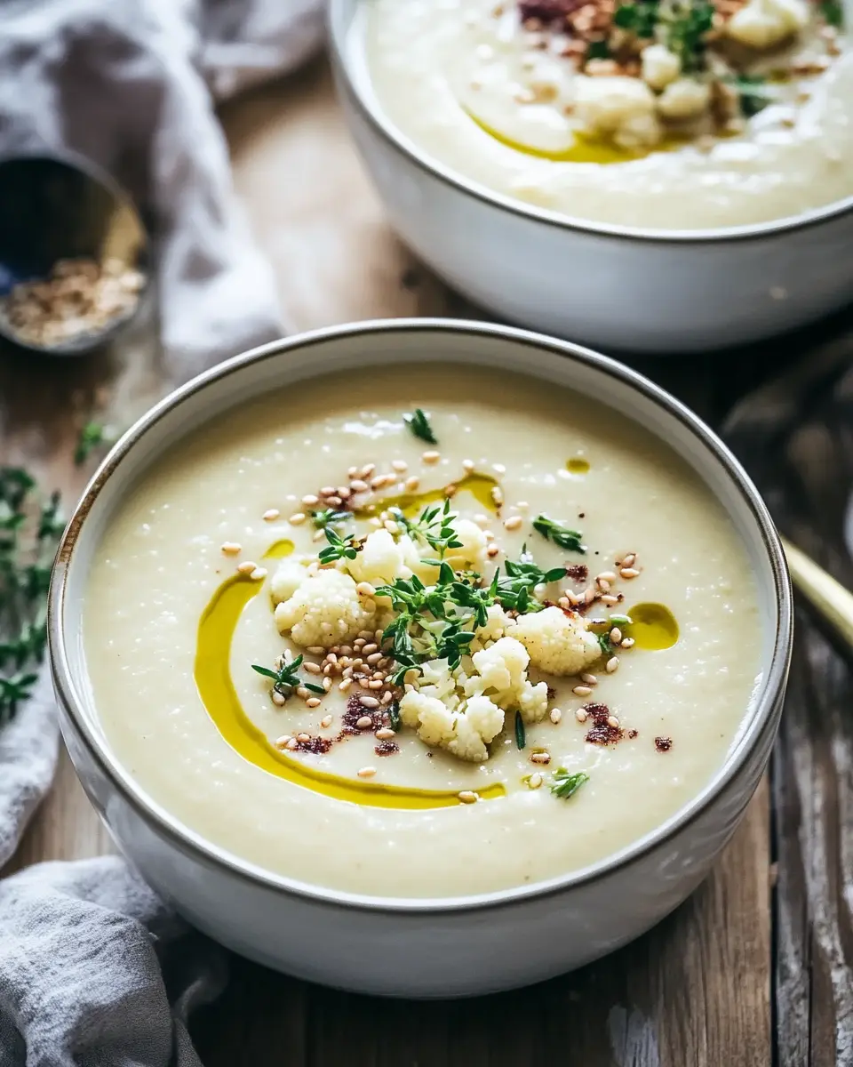 Cremige Blumenkohl Tahini Suppe – Bestes Rezept für Wohlfühlgeschmack 5