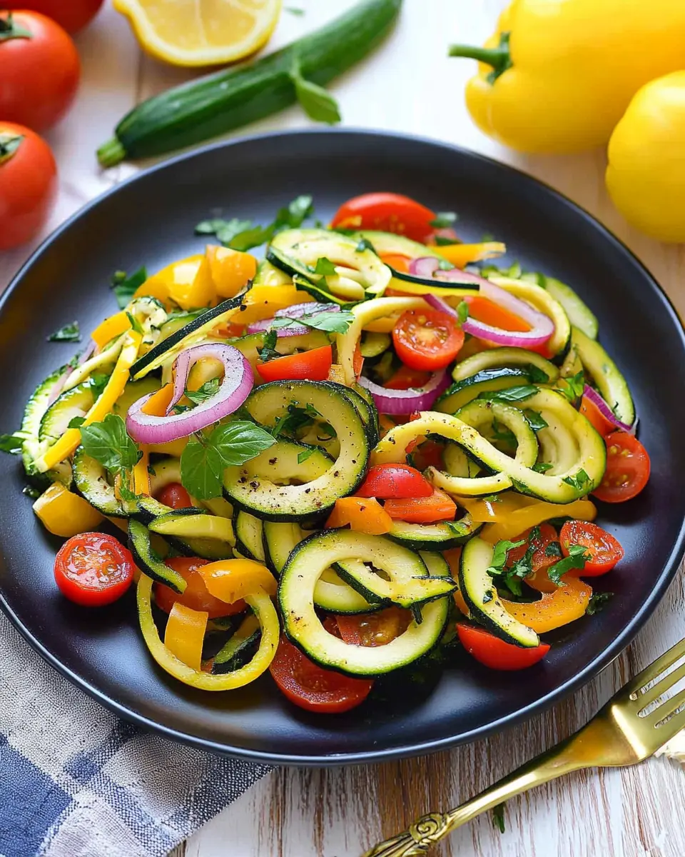 Zucchini-Salat – bunt, gesund und schnell: A Fresh Take on Flavor 7