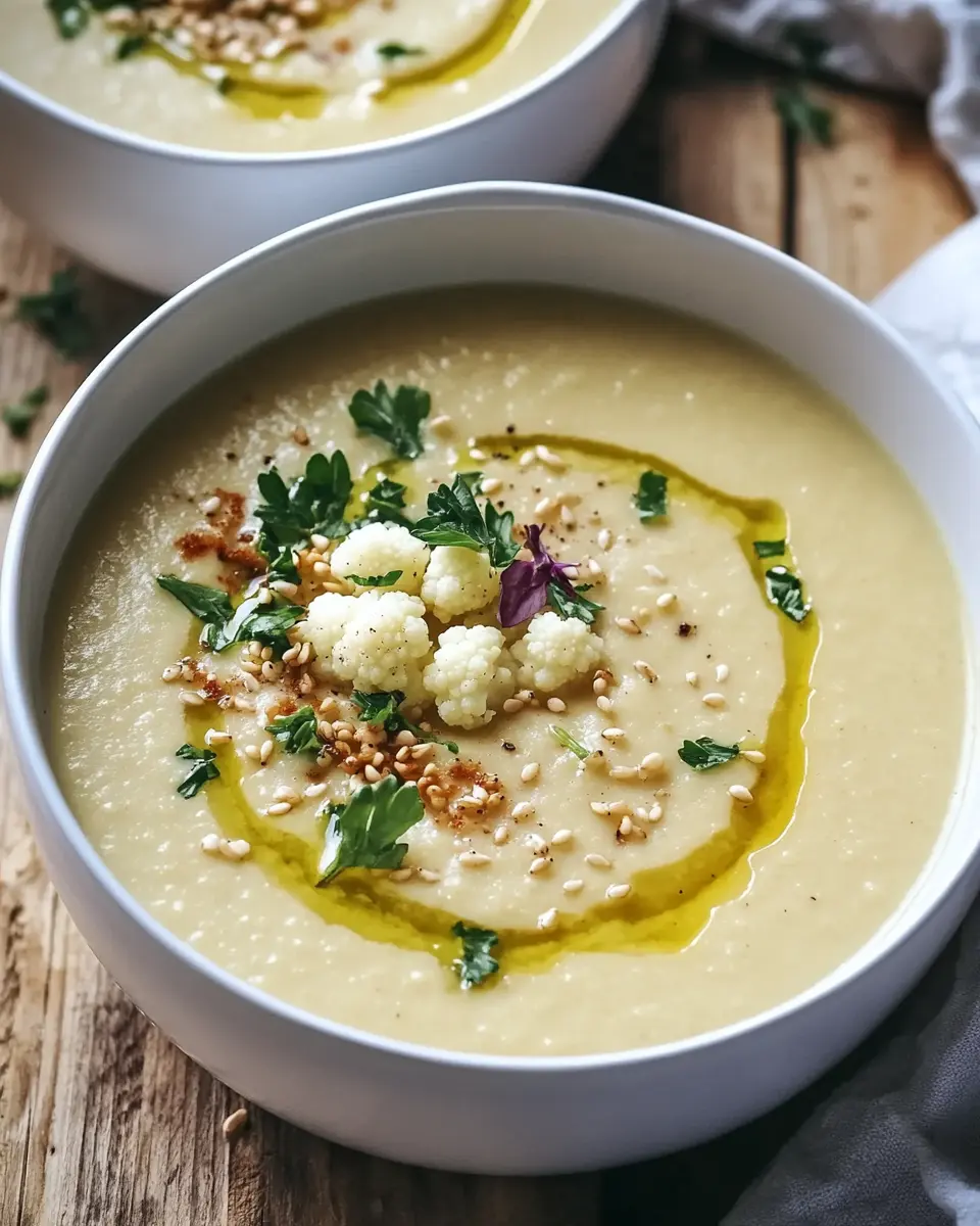 Cremige Blumenkohl Tahini Suppe – Bestes Rezept für Wohlfühlgeschmack 7