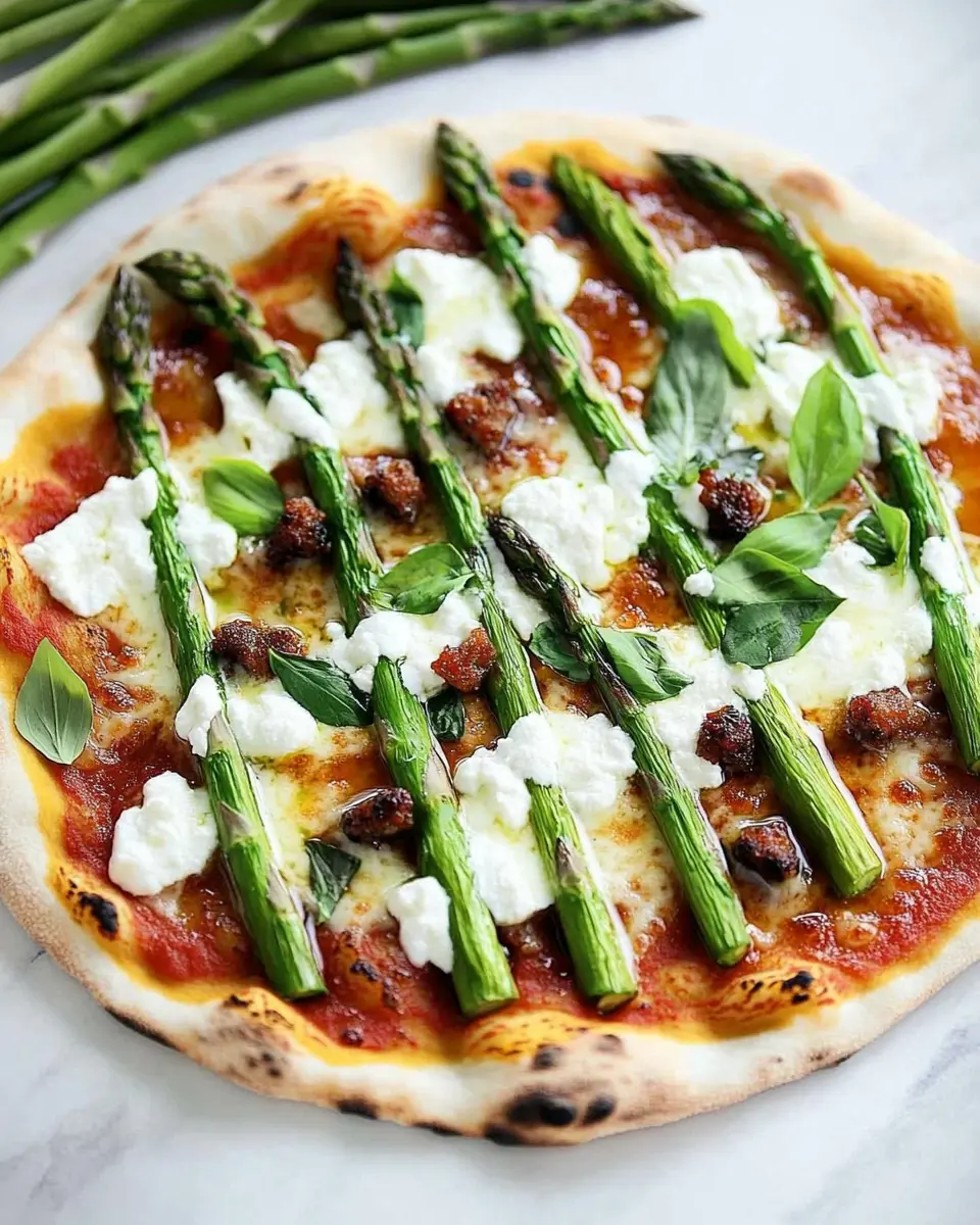 Pizza mit grünem Spargel und Ziegenkäse: Irresistibly Fresh Delight 6 euuktjwkpnle5tzp6obf