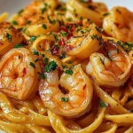 Scharfe Garnelenpasta First Image First Image