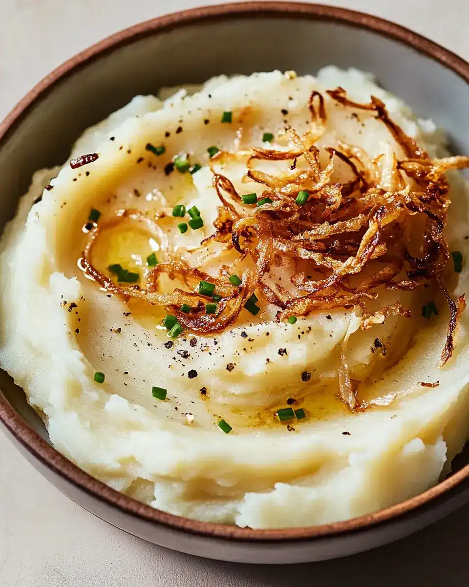 Crispy Shallot Mashed Potatoes First Image First Image