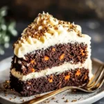 Schoko Karottenkuchen mit Frischkäse Frosting – Saftig, aromatisch und perfekt für jede Jahreszeit First Image First Image
