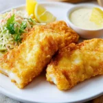 Backfisch aus der Heißluftfritteuse First Image First Image