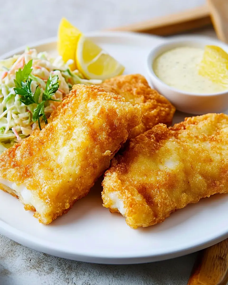 Backfisch aus der Heißluftfritteuse First Image First Image