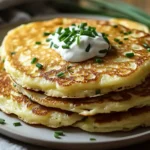 Käse Schnittlauch Pfannkuchen: Herzhaft, fluffig und perfekt fürs Frühstück First Image First Image