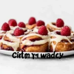 Raspberry cinnamon ROLLS First Image First Image