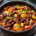 Cowboy Eintopf mit Hackfleisch – Top Rezept in 7 Schritten First Image First Image