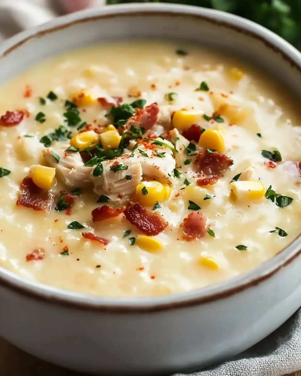 Snow Day Suppe: Cozy Kartoffelsuppe with Huhn, Mais & Bacon 5 lw5w499t4viksfyuueml