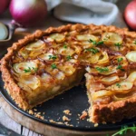 Veganer Zwiebelkuchen ohne Hefe First Image First Image
