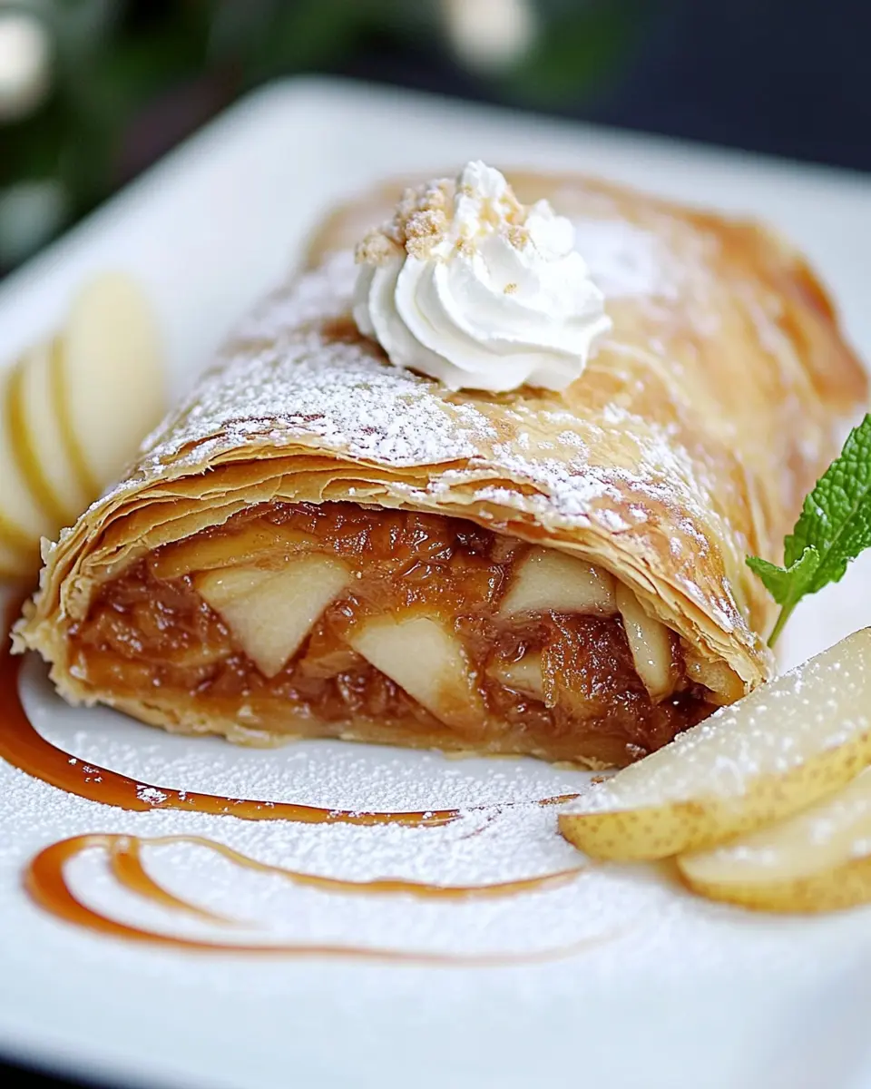 Birnen-Lebkuchen-Strudel First Image First Image