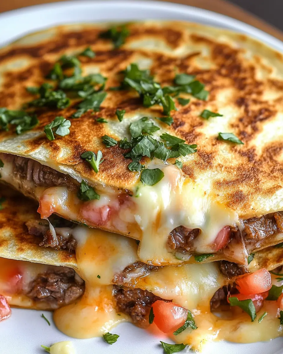 Käseüberbackene Steak-Quesadillas: Irresistibly Cheesy Goodness 6