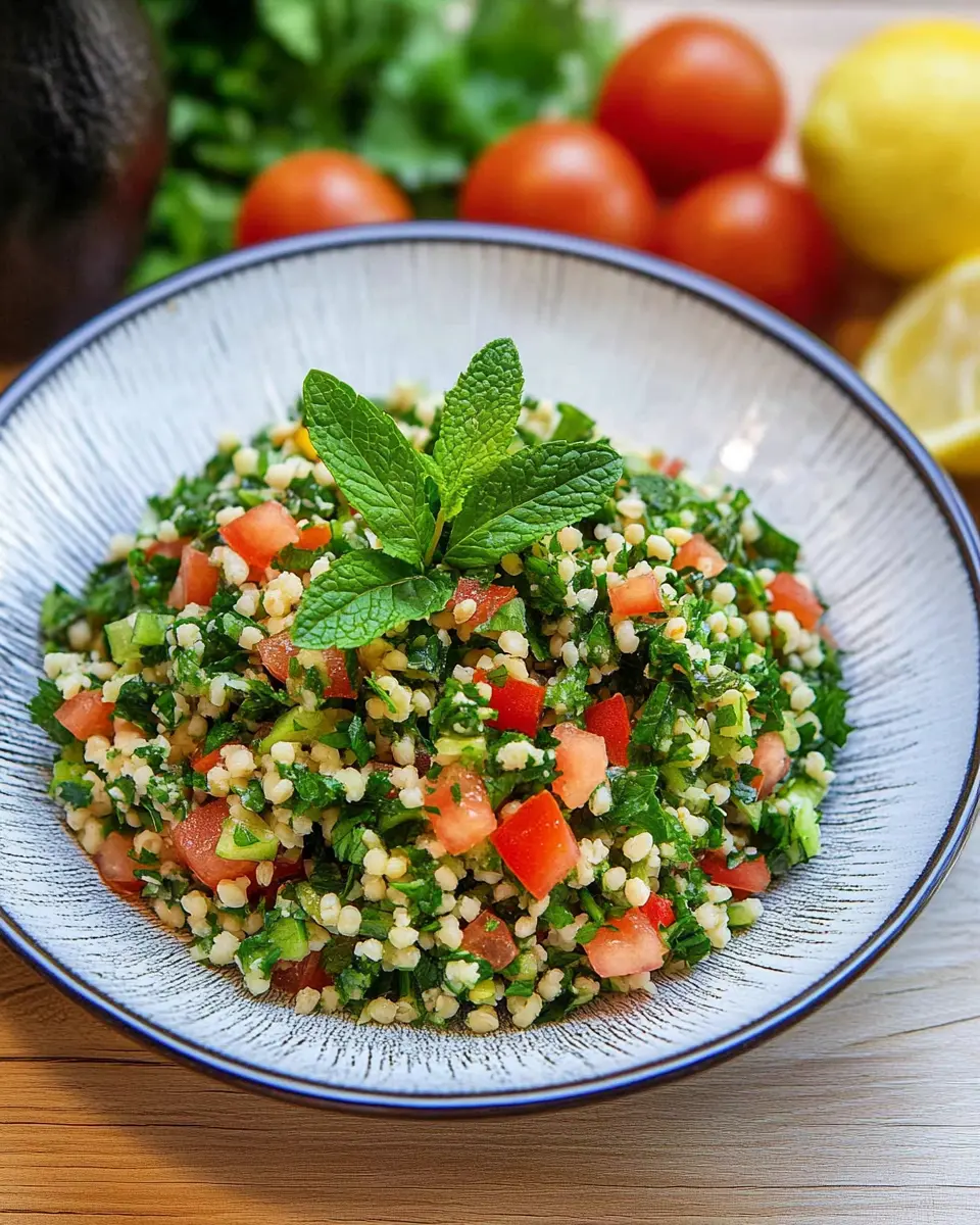 Tabouleh – Petersiliensalat nach libanesischer Art First Image First Image