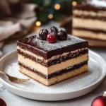 Dominostein Kuchen – Saftig, Weihnachtlich und Einfach Unwiderstehlich First Image First Image