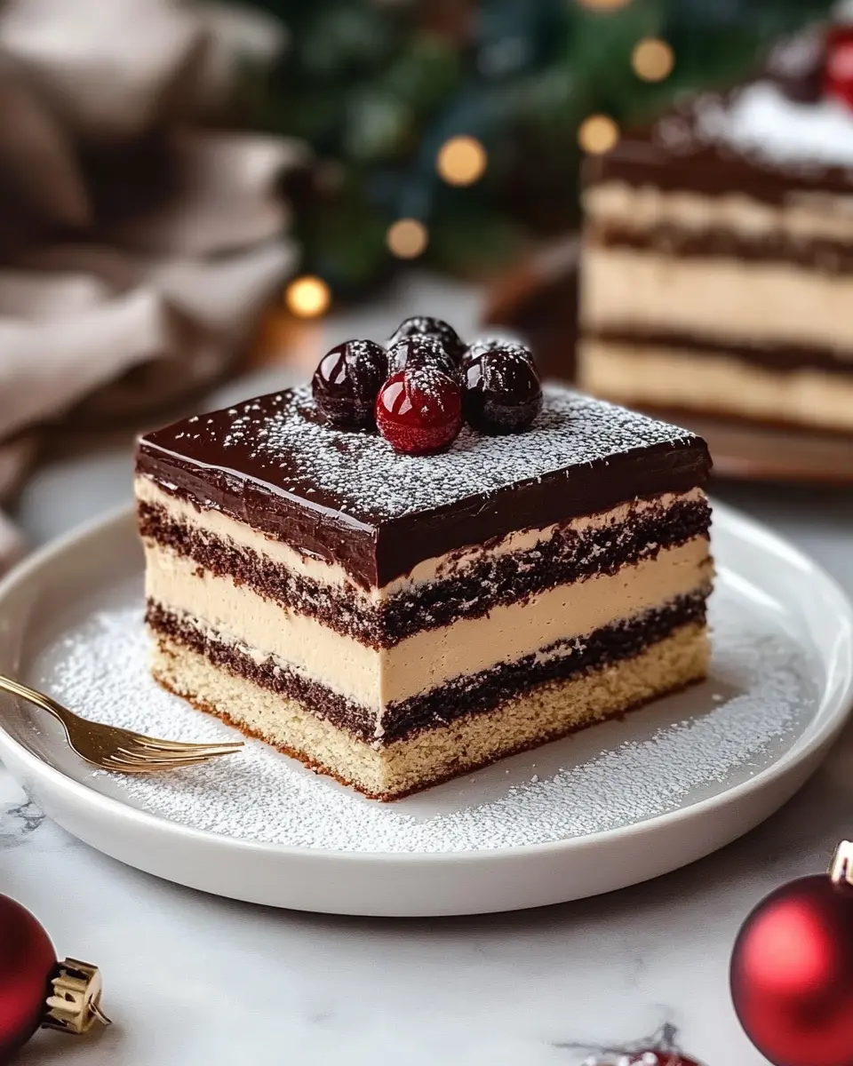Dominostein Kuchen – Saftig, Weihnachtlich und Einfach Unwiderstehlich First Image First Image
