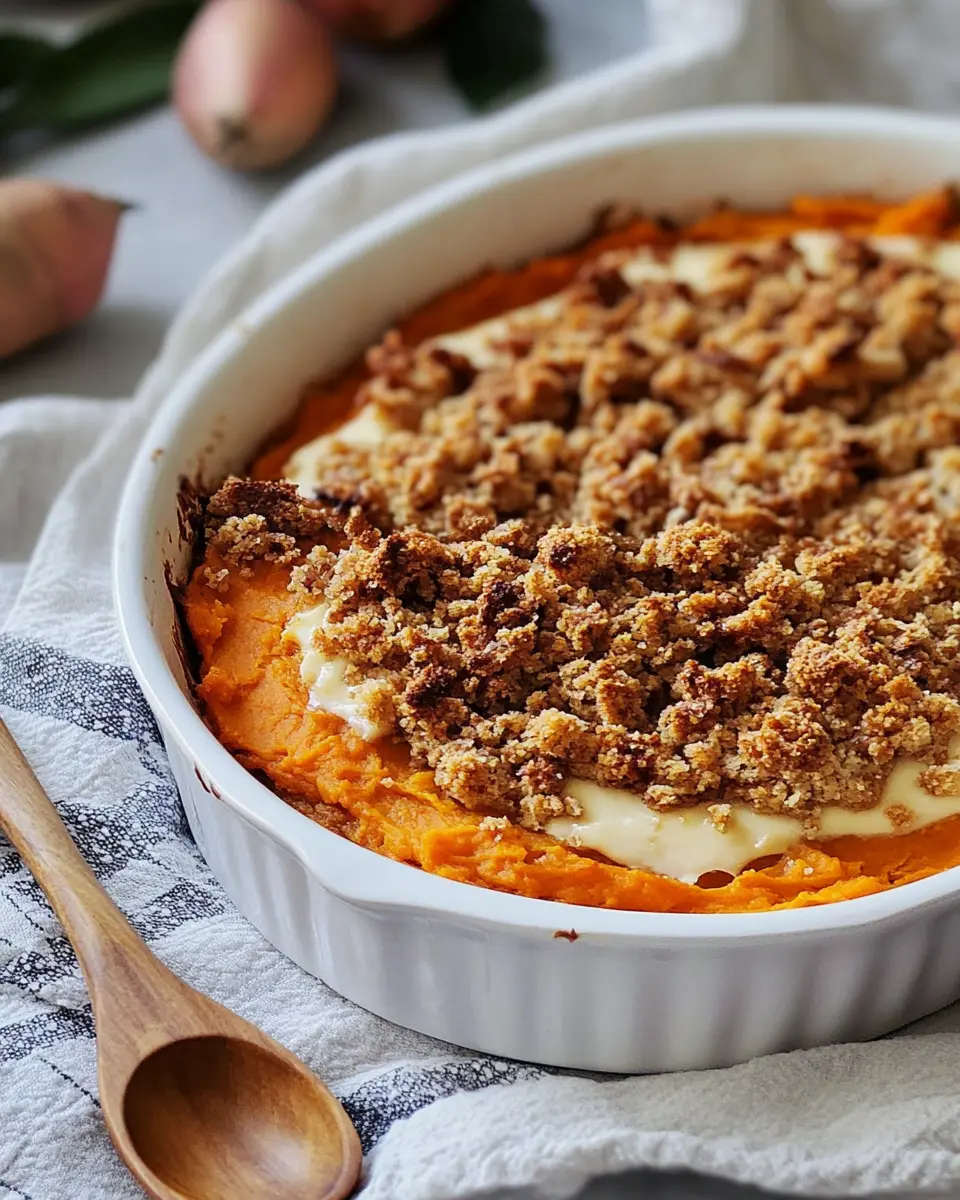 Sweet Potato Casserole (Süßkartoffel-Auflauf) First Image First Image