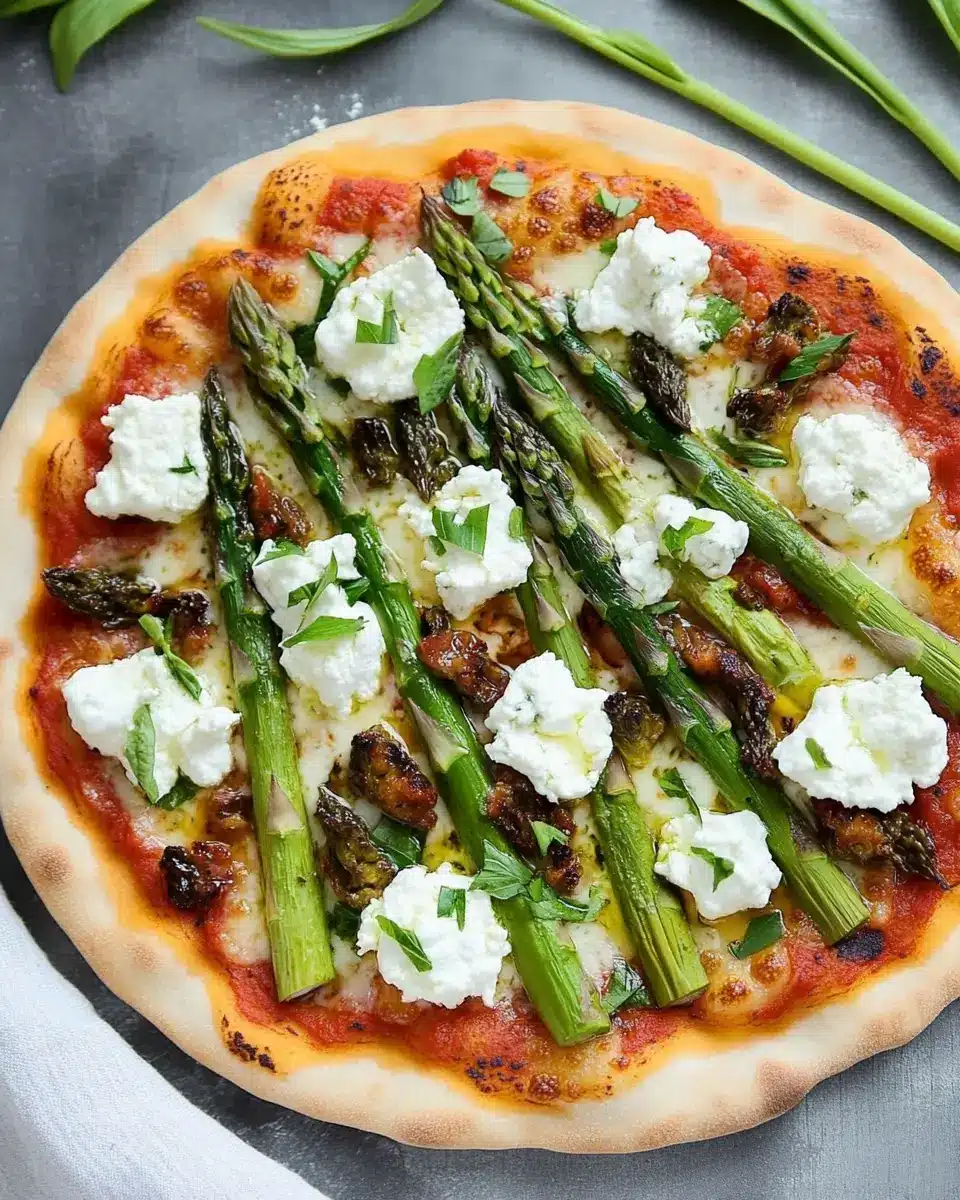 Pizza mit grünem Spargel und Ziegenkäse: Irresistibly Fresh Delight 5 s6czijguevbptvjcf0ls