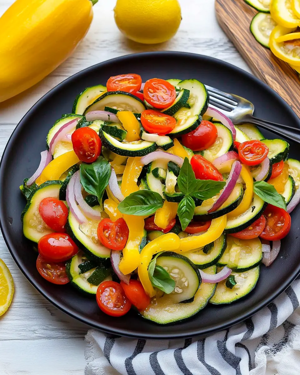 Zucchini-Salat – bunt, gesund und schnell: A Fresh Take on Flavor 6