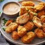 Vegane Chicken Nuggets (panierte Austernpilze) First Image First Image