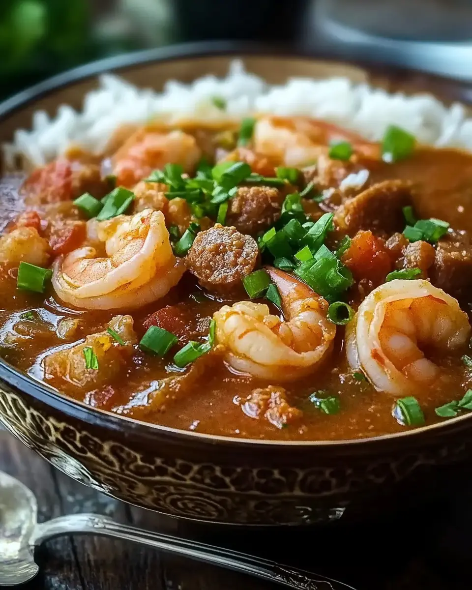 Louisiana-Meeresfrüchte-Gumbo First Image First Image