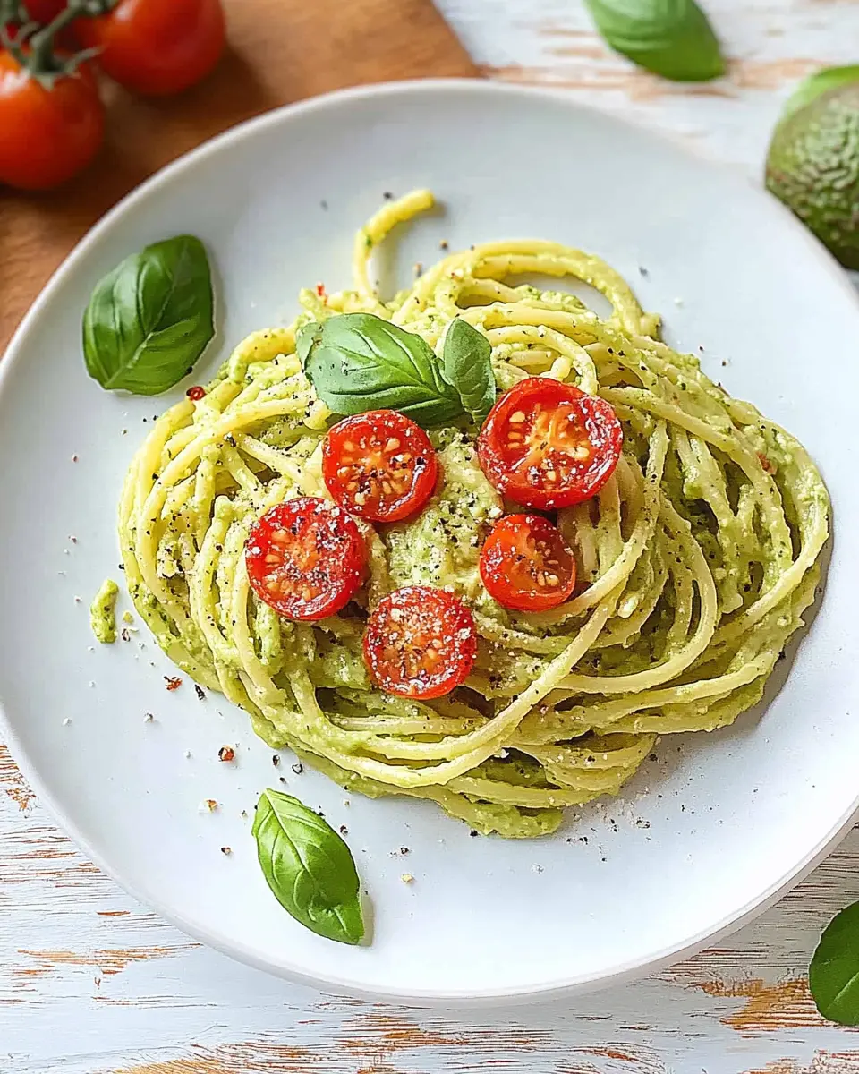 Cremige Avocado-Pasta: Indulgent Delight with Kirschtomaten 5