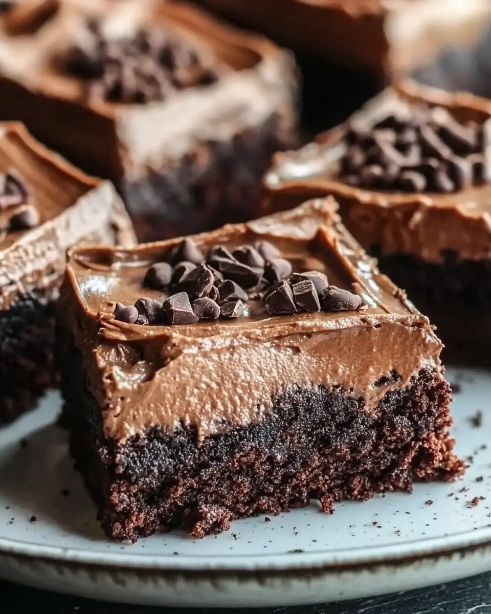 Kaffee Brownies mit Frosting – Die besten schokoladigen Genussmomente First Image First Image