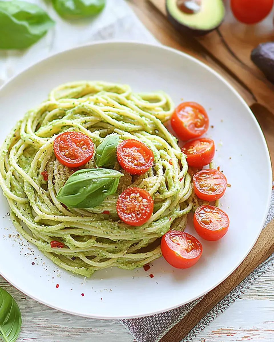 Cremige Avocado-Pasta: Indulgent Delight with Kirschtomaten 7 uq22vsg72mq828wbnpph