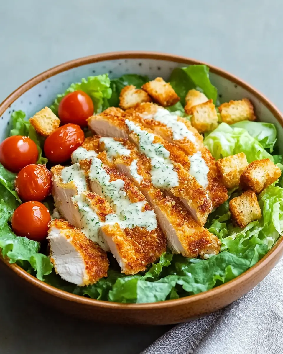 Caesar Hähnchen Bowl – Knuspriger Genuss in 30 Min First Image First Image