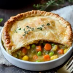Veganer Pot Pie (herzhafter Gemüsekuchen) First Image First Image