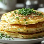 Käse Schnittlauch Pfannkuchen: Herzhaft, fluffig und perfekt fürs Frühstück First Image First Image