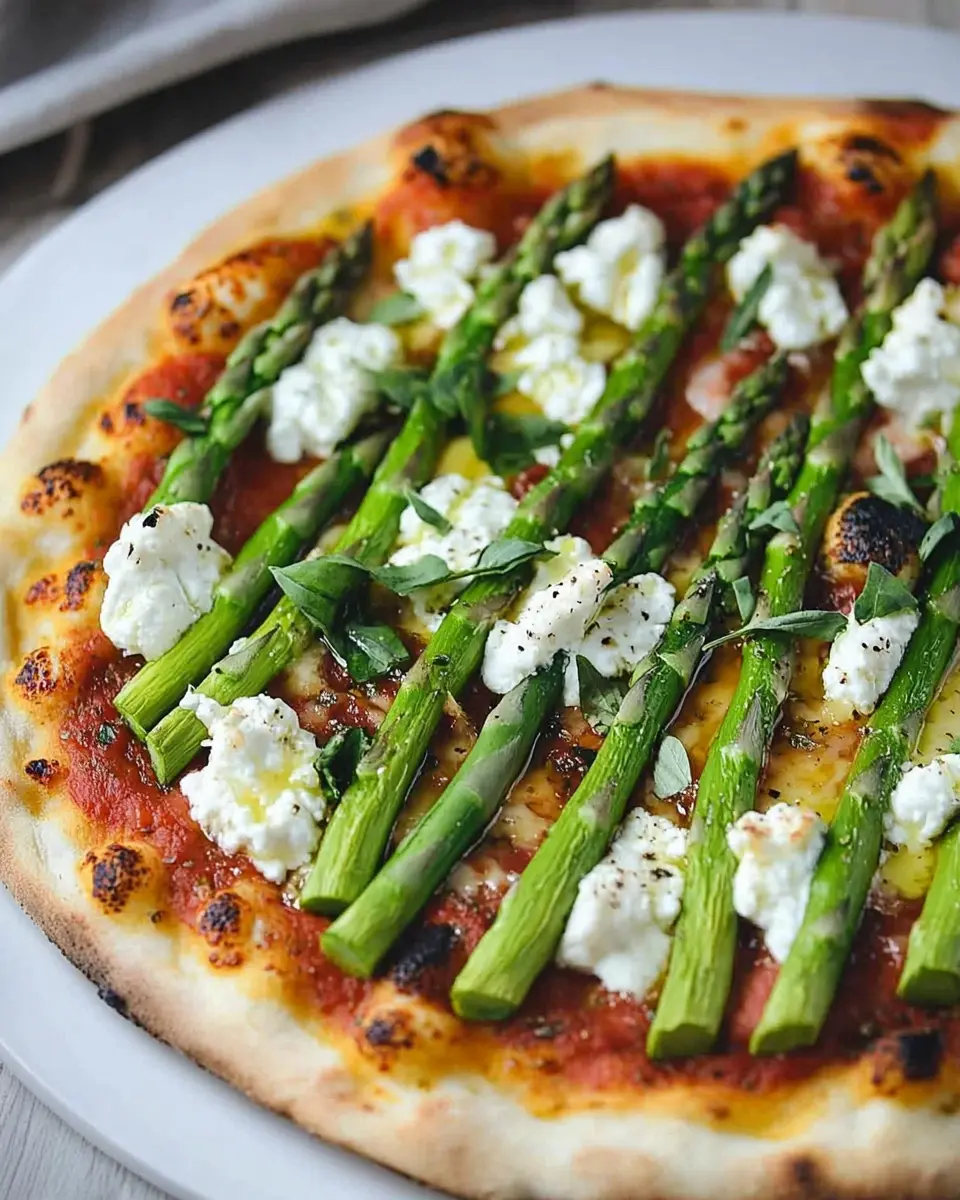 Pizza mit grünem Spargel und Ziegenkäse: Irresistibly Fresh Delight 7