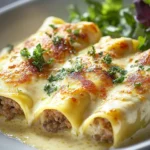 Cannelloni mit Fleischfüllung und köstlicher Béchamelsauce First Image First Image