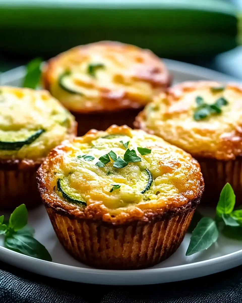 Käsige Zucchini-Muffins First Image First Image