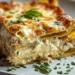 Hühnchen-Lasagne mit cremiger Weißsauce First Image First Image