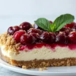 Kirsch Käsekuchen mit Streuseln – Bestes Rezept First Image First Image