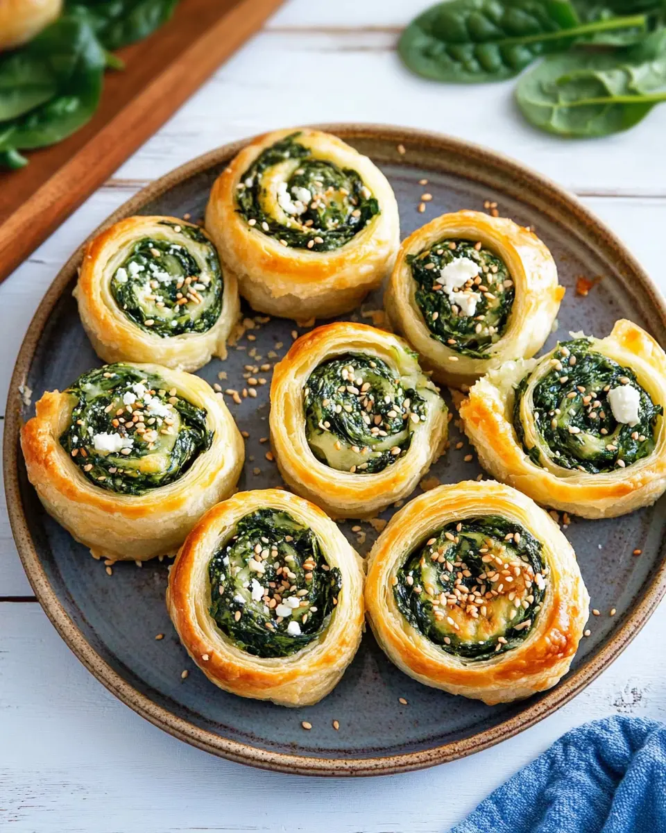 Blätterteigschnecken – herzhaft vegetarisch First Image