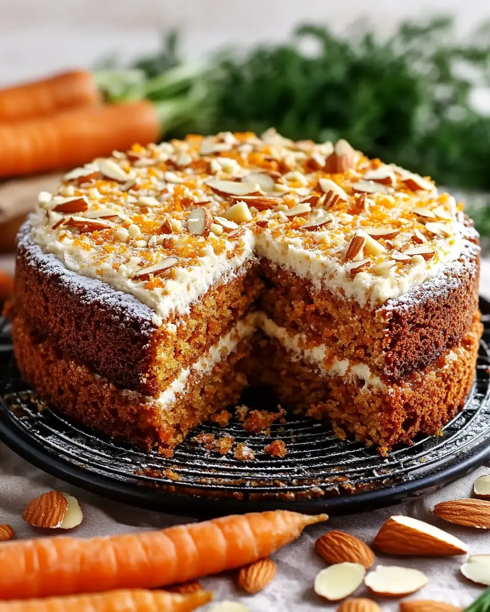 Saftiger Karottenkuchen ohne Mehl – aromatisch, gesund und unglaublich locker First Image